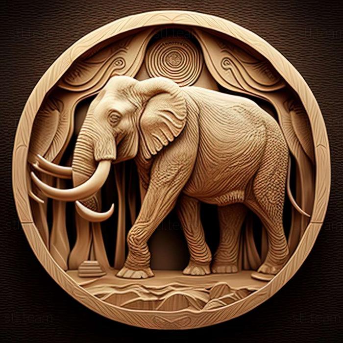 3D model Berezovsky Mammoth famous animal (STL)